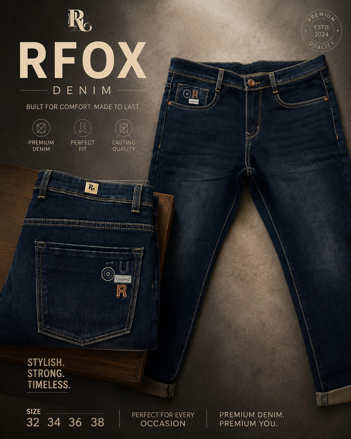 RFOX Brand State Feet Important Pent