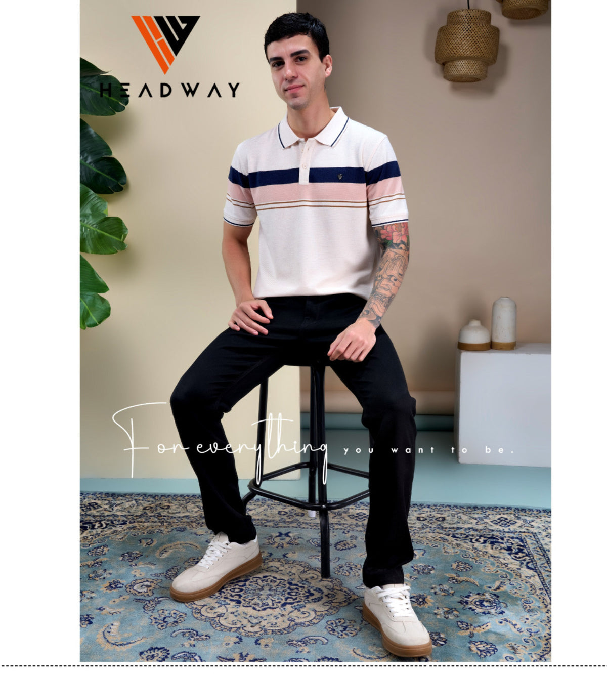 Striped Headway T-Shirt