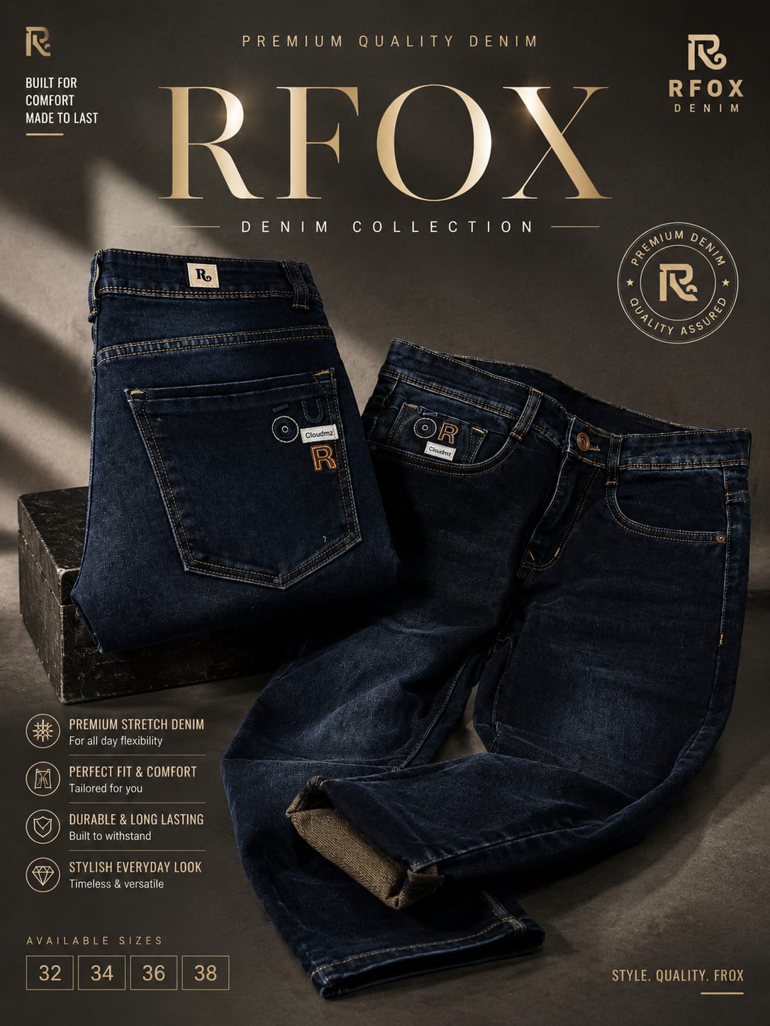 RFOX Brand State Feet Important Pent