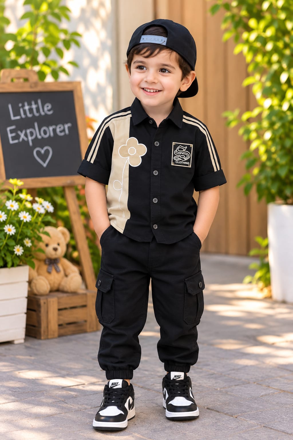 Children Surgery With Embroidery Shirt