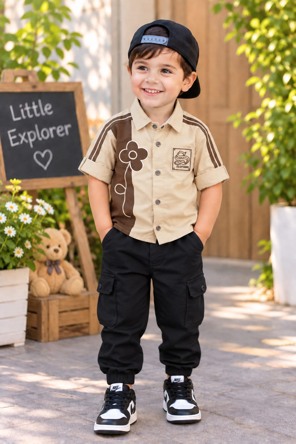Children Surgery With Embroidery Shirt