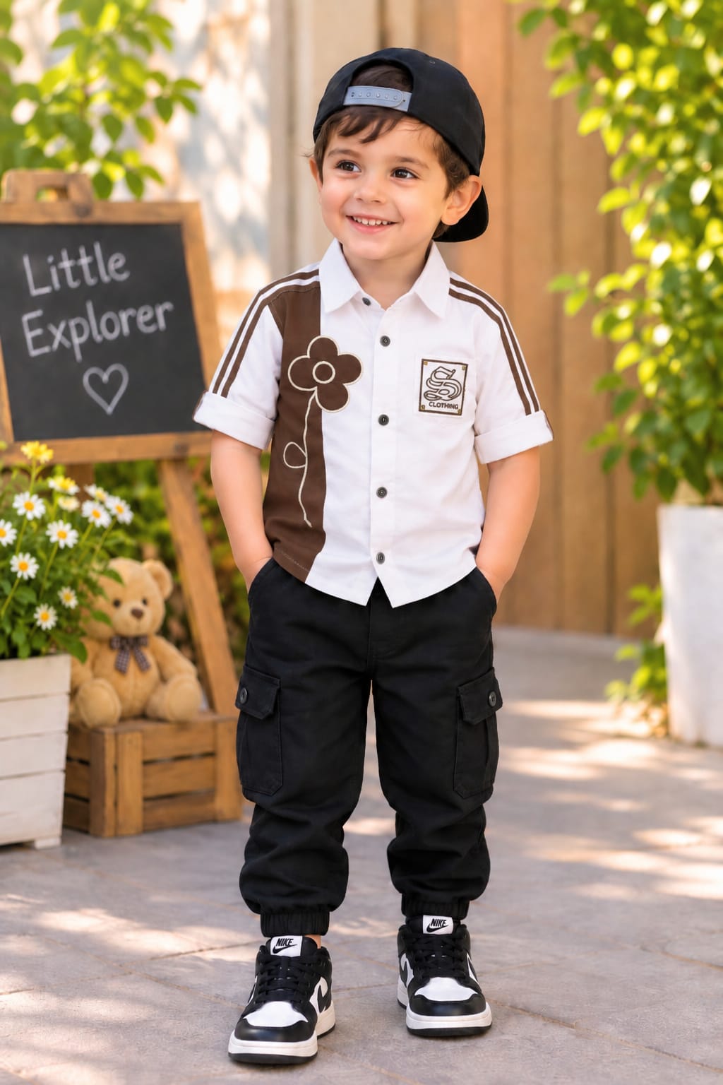Children Surgery With Embroidery Shirt
