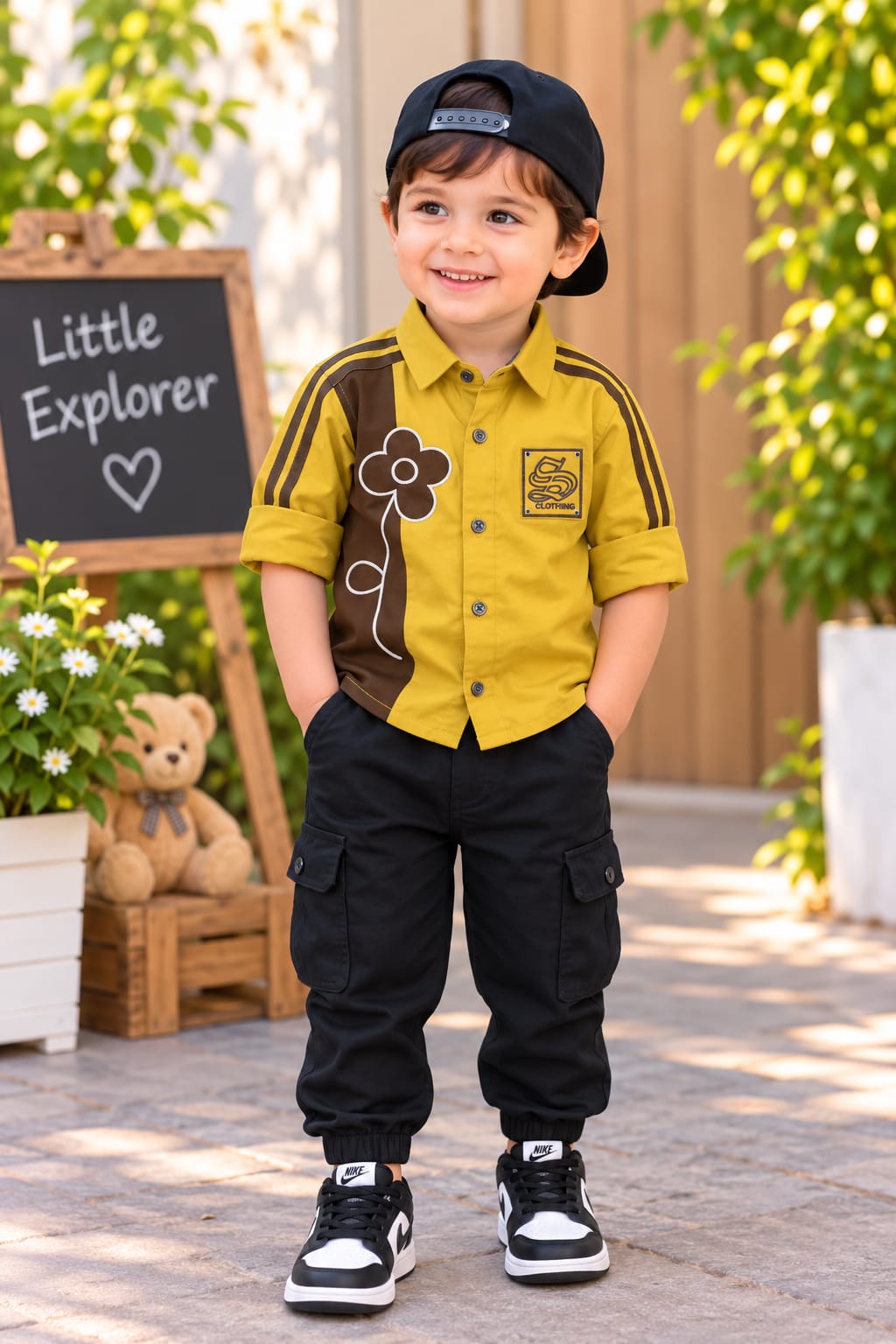 Children Surgery With Embroidery Shirt