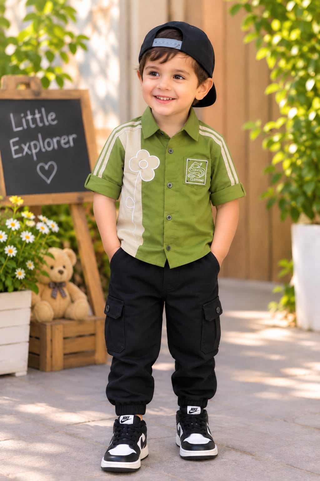 Children Surgery With Embroidery Shirt