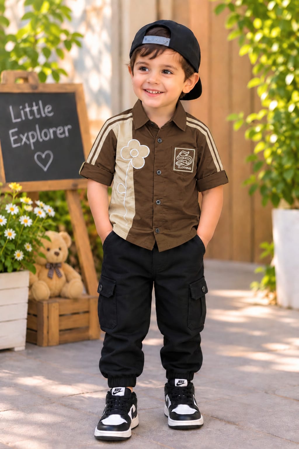 Children Surgery With Embroidery Shirt
