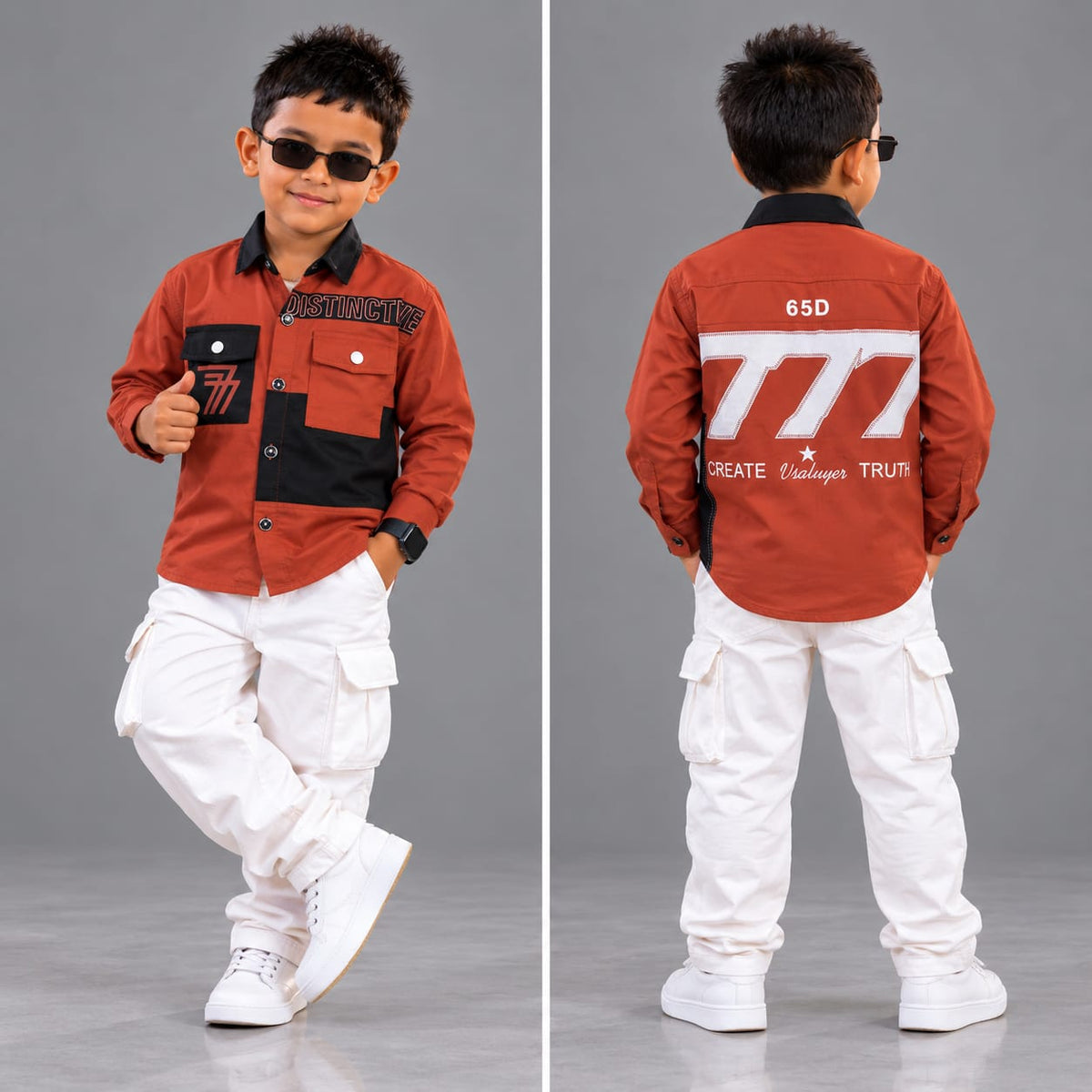 Children Stylish Full Sleeve Shirt