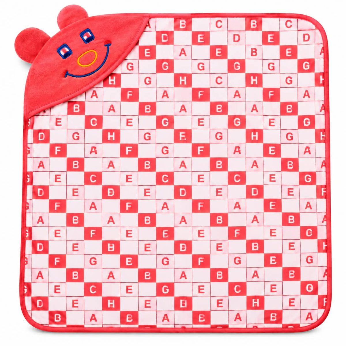 Baby Hooded Towel Soft & Comfortable | ABC Alphabet Printed Baby Bath Towel